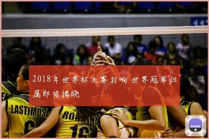 2018年世界杯决赛打响 世界冠军归属即将揭晓
