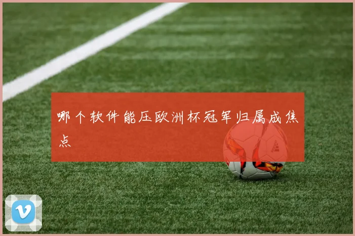 哪个软件能压欧洲杯冠军归属成焦点